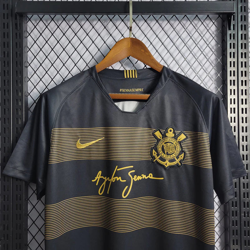 Camisa Corinthians Ayrton Senna 18/19 Versão Torcedor - Masculina